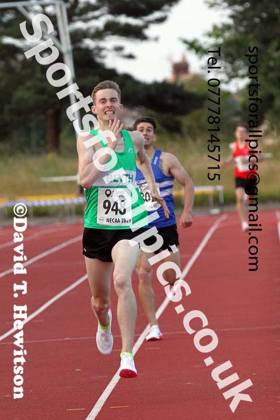 1500 metres, 2021 North East Grand Prix 5, Monkton, Wednesday, July 21st. Photo: David T. Hewitson/Sports for All Pics